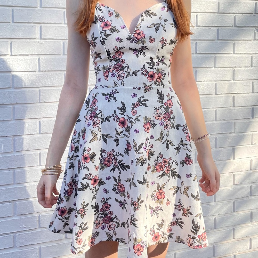 Floral mini cami dress